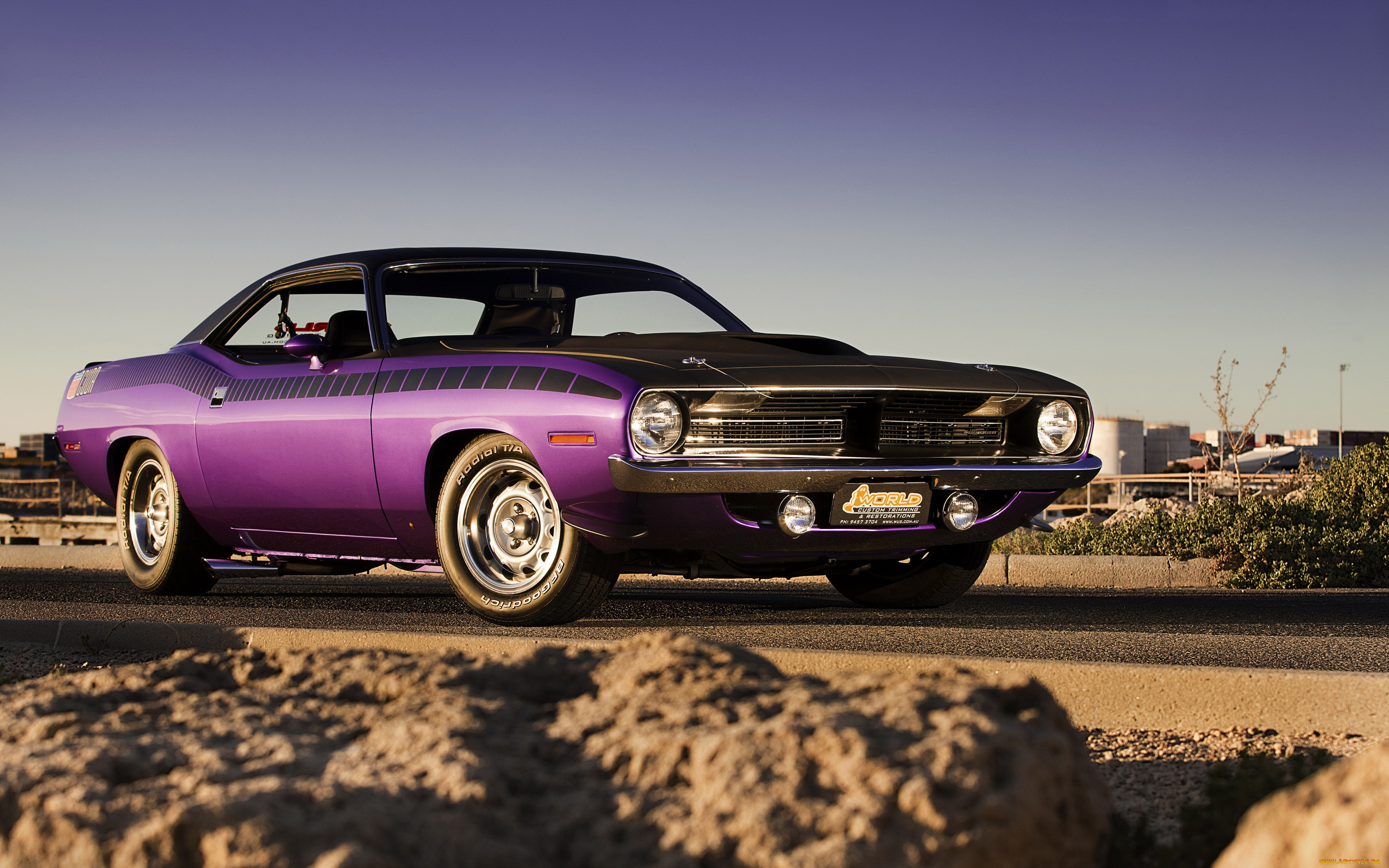 , plymouth, cuda, muscle, car, 